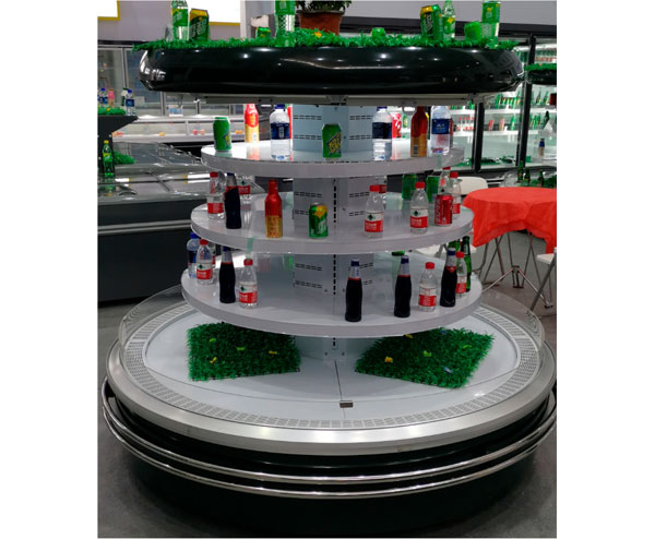 圓形環(huán)島風幕柜