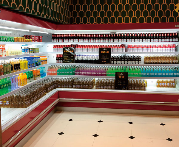 異型轉(zhuǎn)角風幕柜