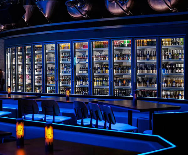 弧形多門立風(fēng)柜